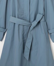 自由区 【春の必需品・オンオフ使える】コットンナイロンバルカラー コート