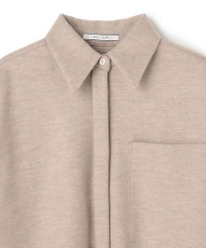 BEIGE， MONTAIGNE / ウールオーバーサイズシャツ
