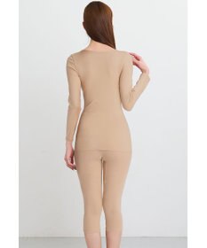 WACOAL あったかインナー 【ふんわりあったか】 8分袖 長袖 ネック浅め 天綿オーガニックを使用 あたたかい ムレにくい しなやかでやわらかい レディース CLD311 /ワコール