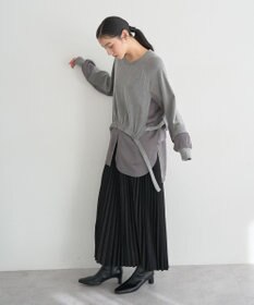 YECCA VECCA 素材MIXレイヤード起毛プルオーバー