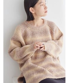 AMERICAN HOLIC グラデーションラグランニットプルオーバー