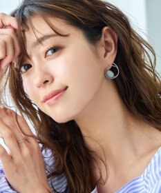 Tiaclasse カラーアクリル＋フープピアス