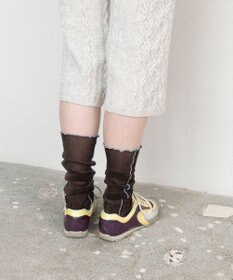 TRICOTE メローフロックメッシュソックス