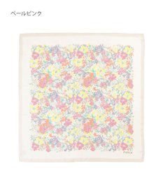 MOONBAT 【シルク100%】フルラ (FURLA) 花柄 シルクプリントスカーフ 65cm×65cm