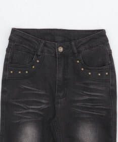 WEGO ブラストスタッズフレアデニム