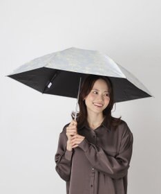 MOONBAT 【 遮光率100％/遮熱/UV/軽量】MACKINTOSH PHILOSOPHY(マッキントッシュフィロソフィー)晴雨兼用日傘 ドローイングフラワー Barbrella バーブレラ 折りたたみ傘 フワクール生地使用