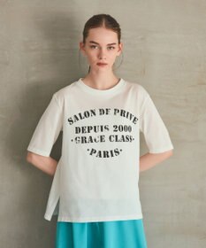 GRACE CONTINENTAL ステンシルレタードT