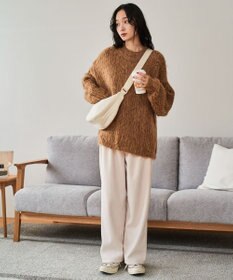 WEGO 裏起毛ワイドイージーパンツ