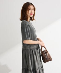 Green Parks ドロストピグメントドッキングワンピース