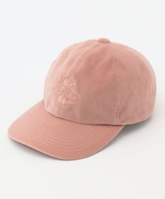 TOCCA 【防臭・吸水速乾・UVカット・サイズ調整可・リボン取り外し可】VELVET LOGOCAP キャップ