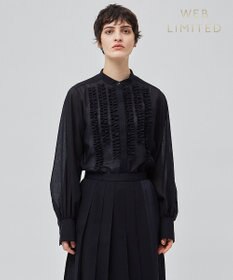 BEIGE， 【洗える・WEB限定】MOYE / フリルブラウス