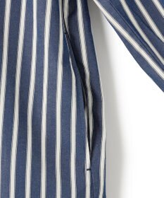 J.PRESS YORK STREET 【WOMEN】ワンウォッシュ ストライプ シャツワンピース