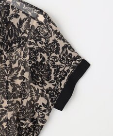 23区 ボタニカルプリント フレア ワンピース