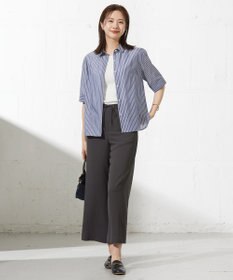 J.PRESS LADIES S 【WEB限定カラーあり・洗える】Lightジョーゼット ワイド パンツ
