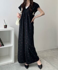WEGO シャーリングサロペット