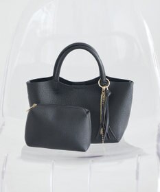 earth music&ecology 【軽量】チャーム付きミニトートバッグ