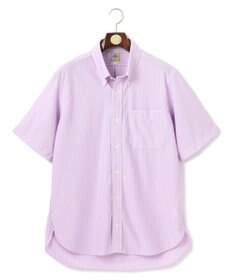 J.PRESS MEN 【KING SIZE】【J.PRESS OXFORD JERSEY】カノコインレイストライプ パッチポケットシャツ / B.D.