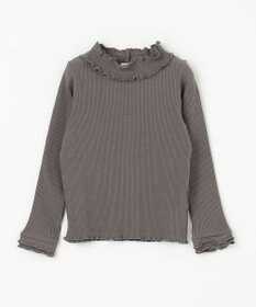 ANY KIDS テレコハイネック長袖Tシャツ