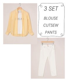 ONWARD Reuse Park 3セット商品/サイズ32【23区】ブラウス春夏×カットソー春夏×パンツ春夏