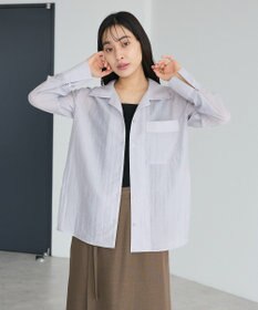 CRAFT STANDARD BOUTIQUE シアーオープンカラーシャツ