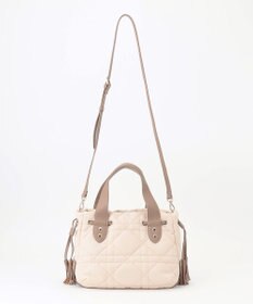 LA BAGAGERIE グリッドキルティングトート