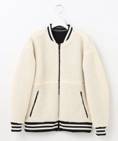 PW CIRCULUS 【WOMEN】【撥水/防風】リバーシブル ボア ジップアップ ブルゾン