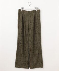 自由区 【カタログ掲載・洗える】フラワータイルレース パンツ