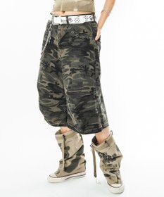 WEGO 【ユニセックス着用ITEM】パラシュートハトメショーツ