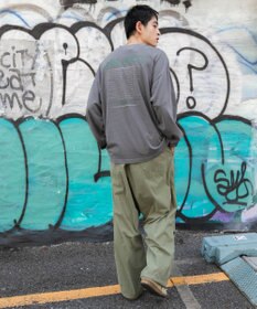 WEGO 【ユニセックス着用ITEM】ピグメントグラフィックT（LS）