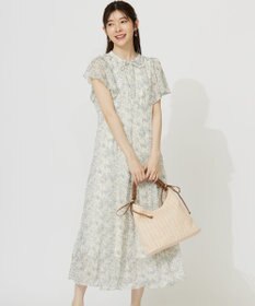 ANY SIS S 【洗える】ミニフラワープリント ワンピース