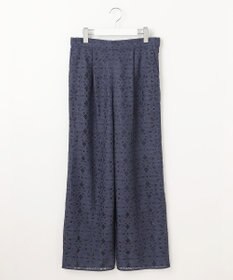 自由区 【カタログ掲載・洗える】フラワータイルレース パンツ