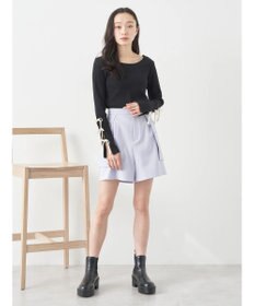 earth music&ecology デザインポケットショートパンツ