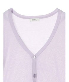 earth music&ecology 袖フリルシアーカーディガン