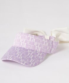 FILA GOLF／marie claire 【FILA GOLF】取り外し可能リボン付きサンバイザー