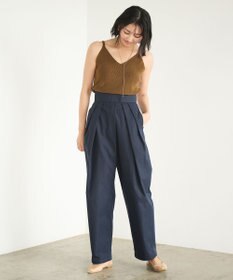 #Newans ２タックコクーンワイドパンツ