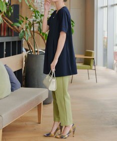 Tiaclasse 【洗える・接触冷感・紫外線ケア・サラごこち】はしごレースチュニック