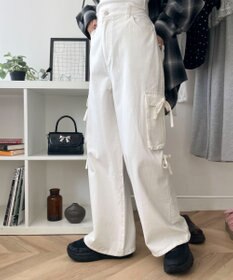 WEGO サイドリボンカーゴパンツ