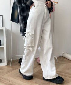 WEGO サイドリボンカーゴパンツ