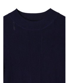 earth music&ecology 袖パールハイネックリブプルオーバー