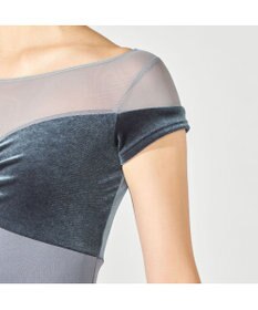 Chacott ハーフスリーブレオタード