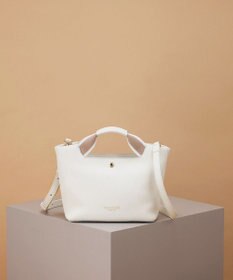 TOPKAPI 【TREASURE TOPKAPI】ソフトシュリンク テープハンドル ショルダー付きミニ トート バッグ