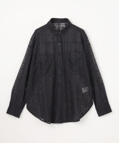 ANY L レースオーバーシャツ