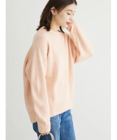 Green Parks ｆｕｗａっとメランジ前後差ニットプルオーバー