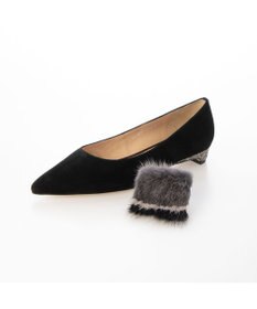 MODE ET JACOMO <MODE ET JACOMO>コンビファー付きフラットパンプス