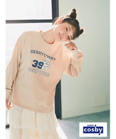 earth music&ecology Ｃｏｓｂｙ×ｅａｒｔｈ　ベアープリントロングＴシャツ