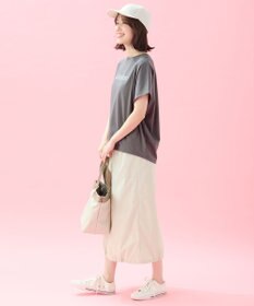 ANY L 【ウエストゴム】撥水ナイロンベイカースカート