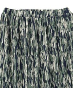 Green Parks 柄プリーツスカート