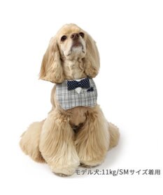PET PARADISE ペットパラダイス 蝶ネクタイ スタイ 《チェック柄》 中型犬 大型犬