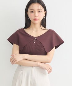 earth music&ecology ビッグカラーノースリニットトップス