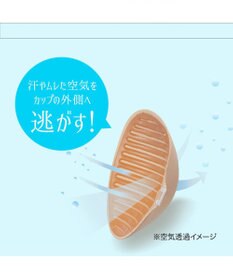 BRADELIS New York 【NuBra /蒸れにくい・軽量・響きにくい】 ヌーブラ・ブリーズ  正規品 汗や蒸れを予防 通気性抜群 ブライダルインナー Tシャツブラ